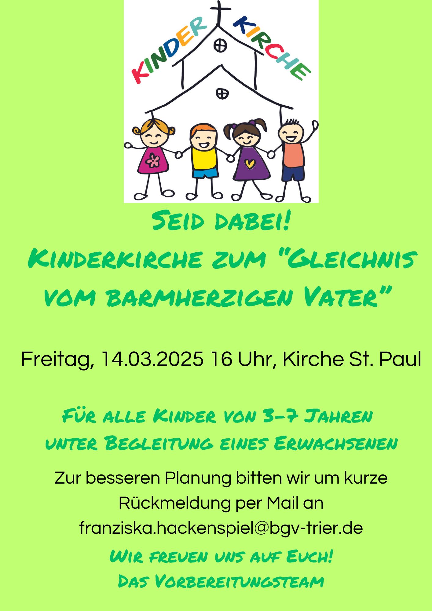 Plakat Kinderkirche